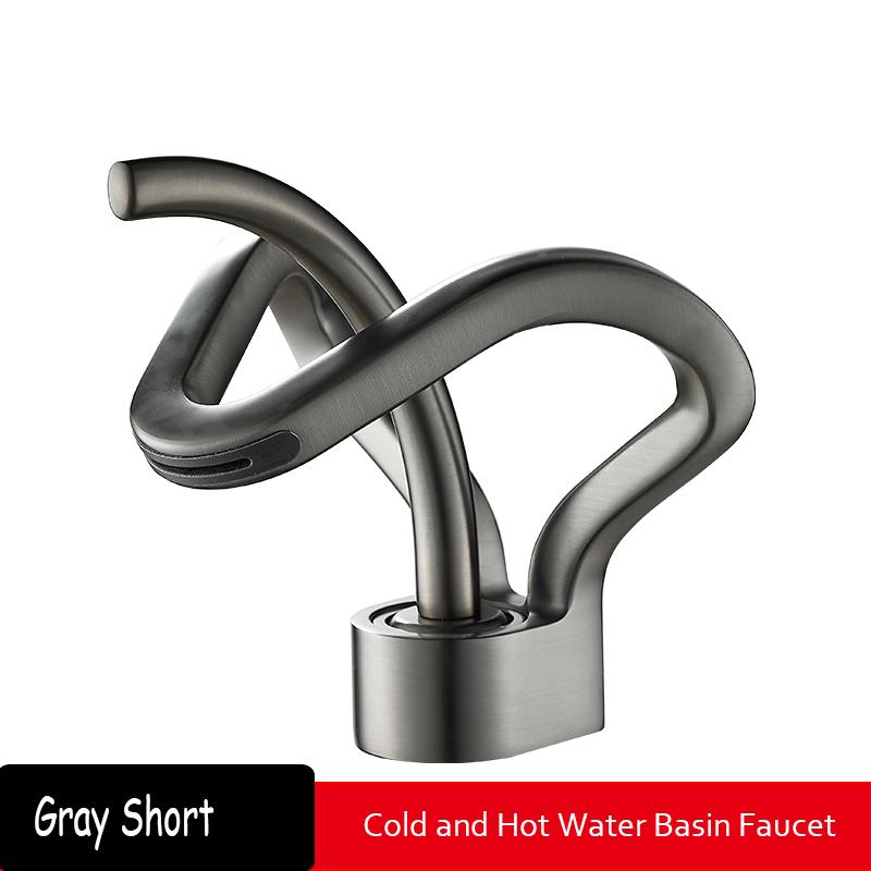 Wasserfall Kreative Badezimmer Waschtischarmatur Spültischarmatur Deckmontiert Heiß Kalt Wassermischer Kran Messingkörper Einlocharmaturen Mischer