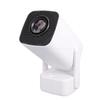 Smarter Projektor mit WiFi 6 BT 5.4 4K 1080P Automatische Korrektur 210 Grad drehbar Tragbar 25 Zoll 110 Zoll Projektionsleinwand