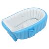 Inflatable Baby Bathtub with Air Pump Anti Leakage Ergonomic Backrest Folding Toddler Bath Tub