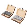 Whiskey Stones Set Reusable Non Diluting Chilling Cooling Wine Beverage Whiskey Rocks Gift Box 2 Sets