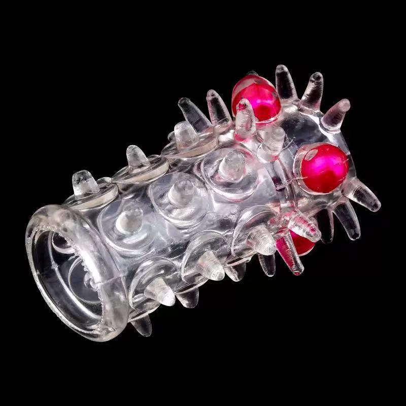 One-Hand Adult Sex Toy: Big and Small Flower Spiky Sleeves, Fun Heterosexual Sleeve.