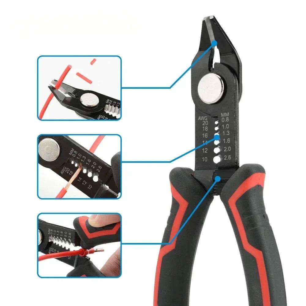 Wire Stripper Pliers Automatic Stripping Cutter Cable Wire Crimping Electrician Repair Tools Wire Stripper Tool Hand Tools