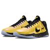 Nike Zoom Kobe 5 Slip Resistant Abrasion Resistant Low top Basketball Shoes Men's Black Gold IB4481-500(Team667-)