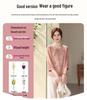 Stylish Summer Printed Top with Three-Quarter Sleeves for Middle-Aged and Elderly Women