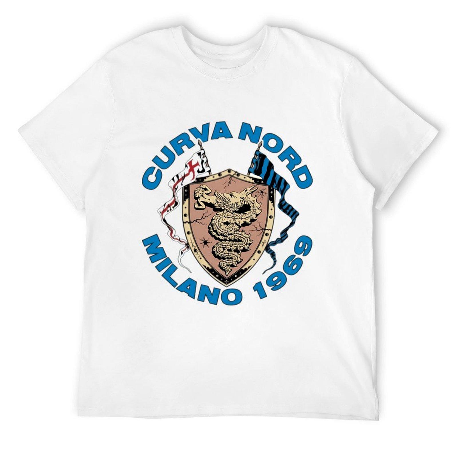 

Curva Nord Milano 1969 T-Shirt summer top oversizeds men workout shirt S