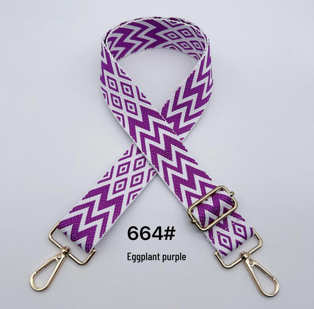 Adjustable Polyester Crossbody Shoulder Strap for Bags and Luggage