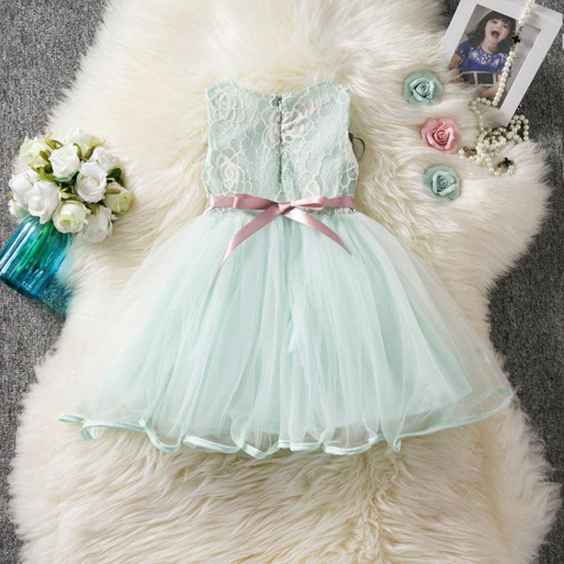 Baby Girl Summer Dress Children Fashion Wedding Clothes Flower Birthday Party Princess Evening Dresses Kids