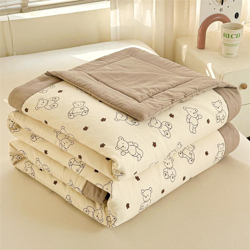 LISM Washed Cotton Soy Fiber Summer Quilt
