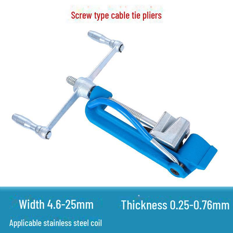 Halbautomatische Kabelbinderpistole und -schneider aus Edelstahl