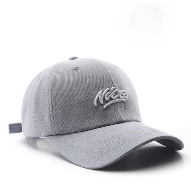 Koreanische Version der japanischen Damen-Frühjahrs- und Herbst-Baseballkappe mit personalisiertem Buchstaben-Stickerei, Outdoor-Reise-Sport-Sonnenschutz-Sonnenschirm-Kappe für Herren