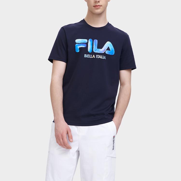 New FILA T Shirts Men's Legend Blue F11M328114FNV