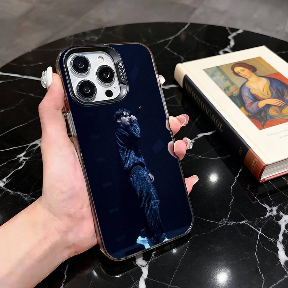

Rapper R-RNBOI Phone Case For iPhone 17,16,15,14,13,12,11 Plus,Pro Max,XS,Colorful Silver Black Cover iPhoneXSMAX