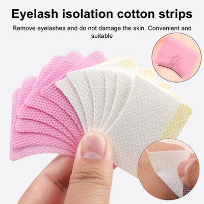 40 Stück Einweg-Baumwoll-Wimpernpflaster-Aufkleber zum Entfernen von Wimpern Lidschatten-Schutz Augenpads Pflaster Wimpernverlängerung Make-up