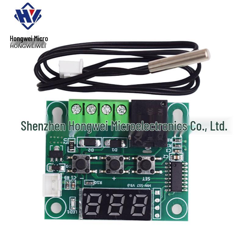 XH-W1209 Digital Temperature Controller with Precision Display and Switch Board. 1209 Digital Temp Controller (Red Light)