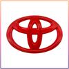 1Pcs Car Steering Wheel Emblem Badge Decal Sticker Auto Styling Decor Fit For Toyota Fortuner Chr Verso Prius Hiace Yaris Trd Corolla