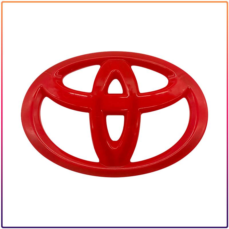 1Pcs Car Steering Wheel Emblem Badge Decal Sticker Auto Styling Decor Fit For Toyota Fortuner Chr Verso Prius Hiace Yaris Trd Corolla