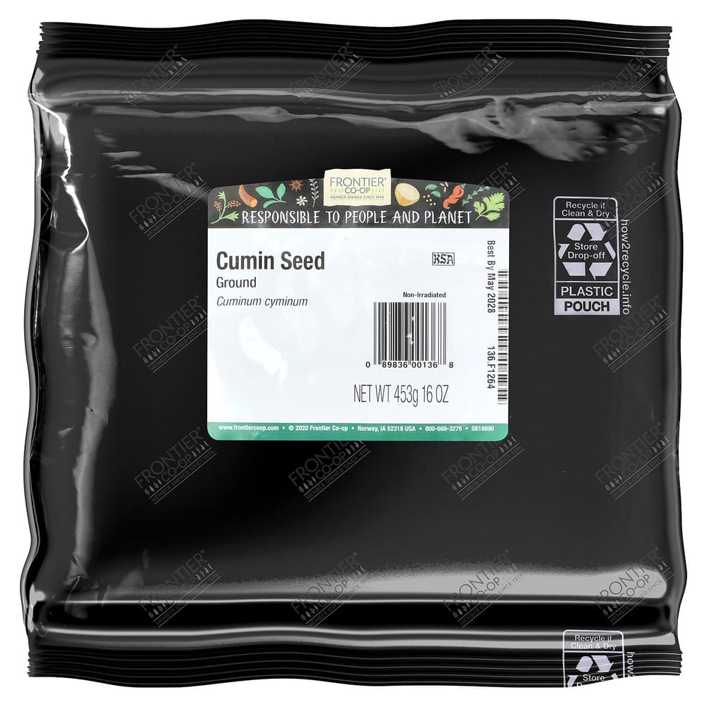 Frontier Natural Products Ground Cumin Seed, 16 Oz (453 G)