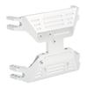 RC Transmission Center Skid Plate Aluminum Alloy Gearbox Bottom Mount Base for Axial Capra 1.9 UTB AXI03004 RC CarSilver