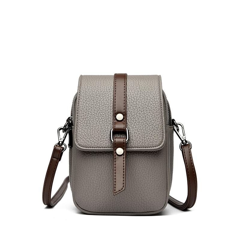 Bag Lady 2025 Summer New Foreign Style Versatile Change Bag Double Capacity Small Satchel Mobile Phone Messenger Bag