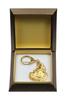 Great Dane I - Gilded Key Ring with Dog In Gift Box, Handbag Decoration, Luxury Accessory by Art-Dog Brand