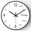 12-inch 30cm Creative Home Clock Living Room Hanging Modern Simple Style Clock Personalized Wall Hanging Clock