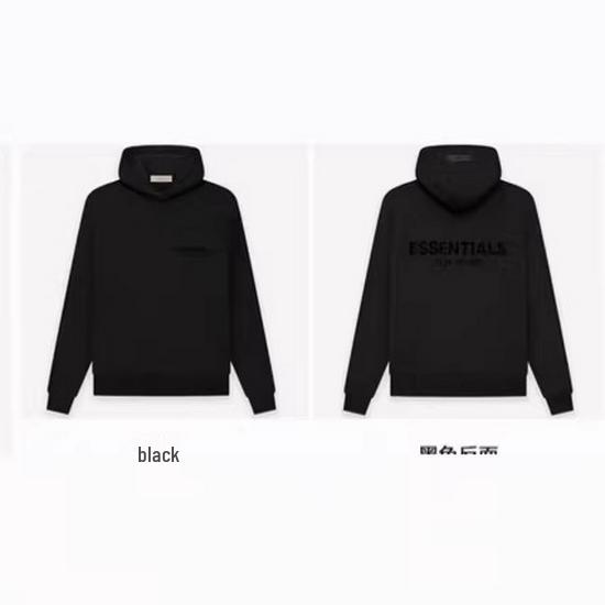 Essentials SS22 Flocking Print Pullover Hoodie