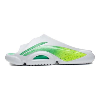 Li Ning Flash 8 Vabaaja libisemiskindlad plätud Meeste Jalanõud Valge Roheline ABTS009-14