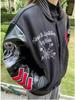 Retro Embroidered Unisex Baseball Jacket - Spring & Autumn