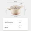 SUPOR Yatao Series Ceramic-Coated Healthy Soup Pot with Steamer
