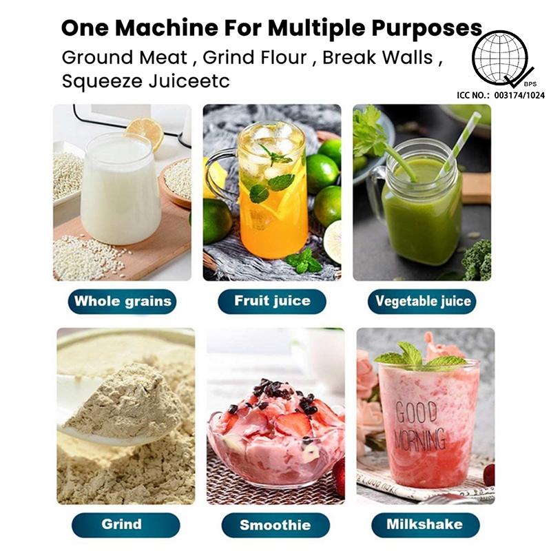 OUTDOORMORE 2.5L Heavy Duty Blender 3-in-1 Fruits and Vegetables Juicer Blender High Power