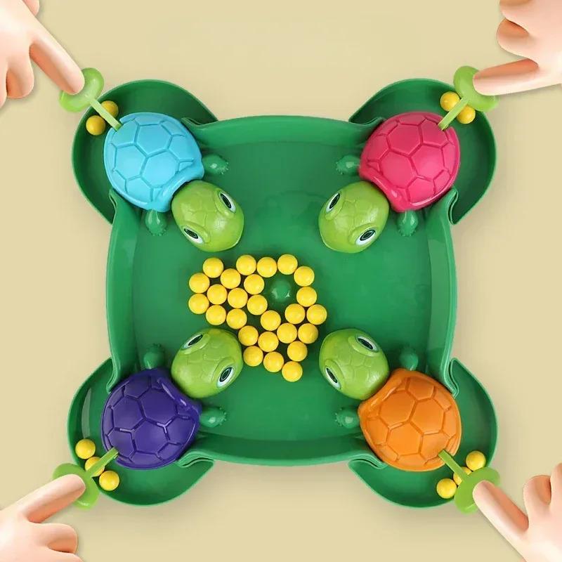Kids Desktop Competitive Games Turtles Eat Beans Safe Parent-Child Interaction Entertainment Game Educational Relieve Stress Toy