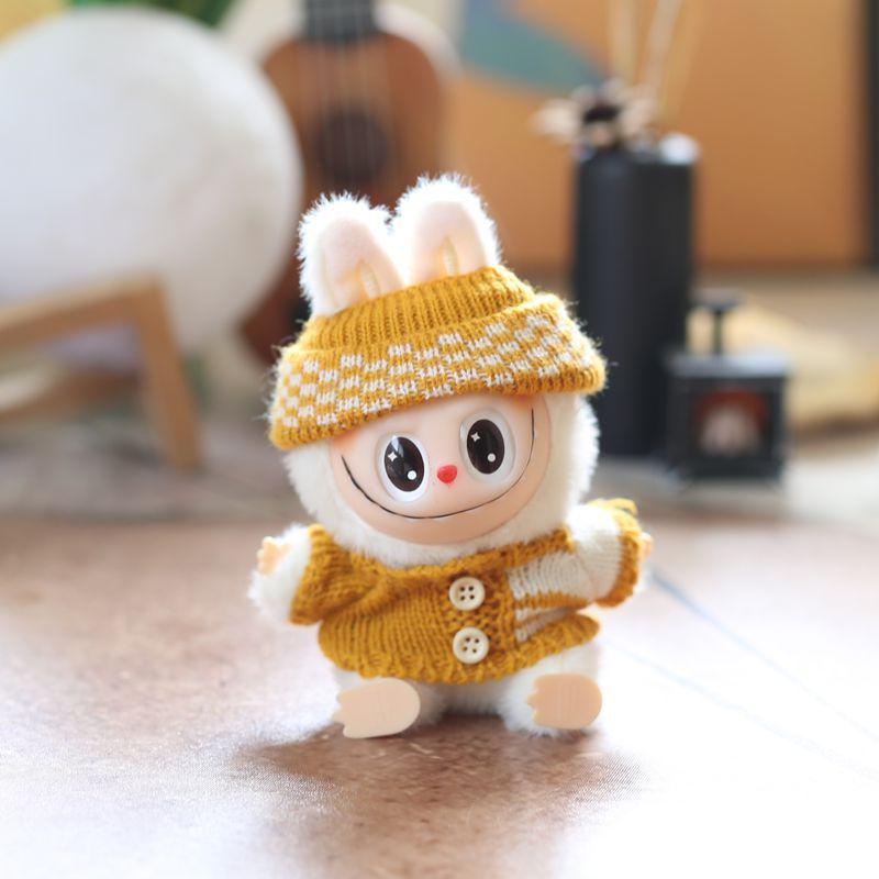 Cute, Labubu Cloth Decoration, Labubu Doll Clothes, Second Generation, Vinyl, Doll Clothes, Doll Sweaters, Replacement Set