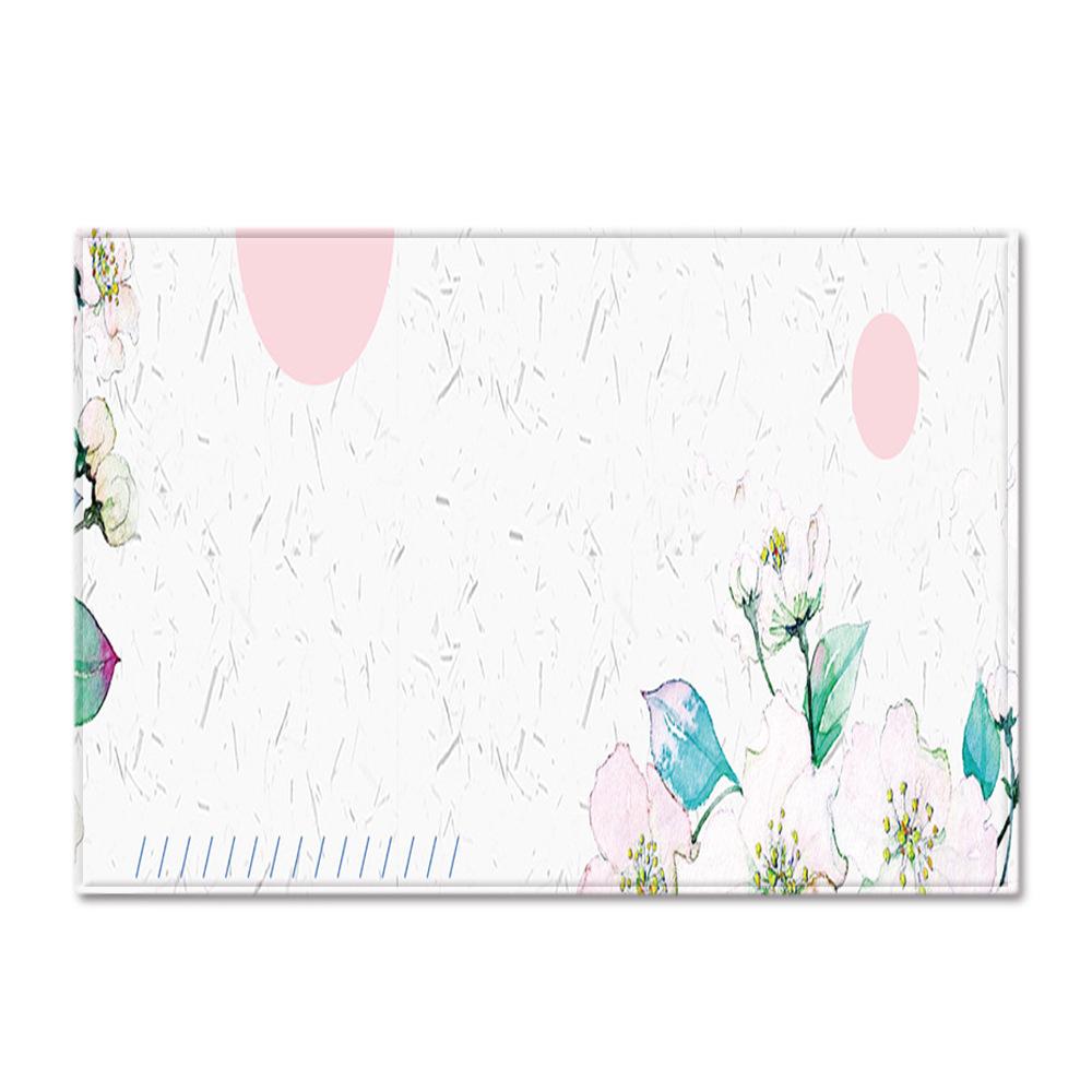 Textured Large Carpet Feather Wind Bedroom Floor Mat