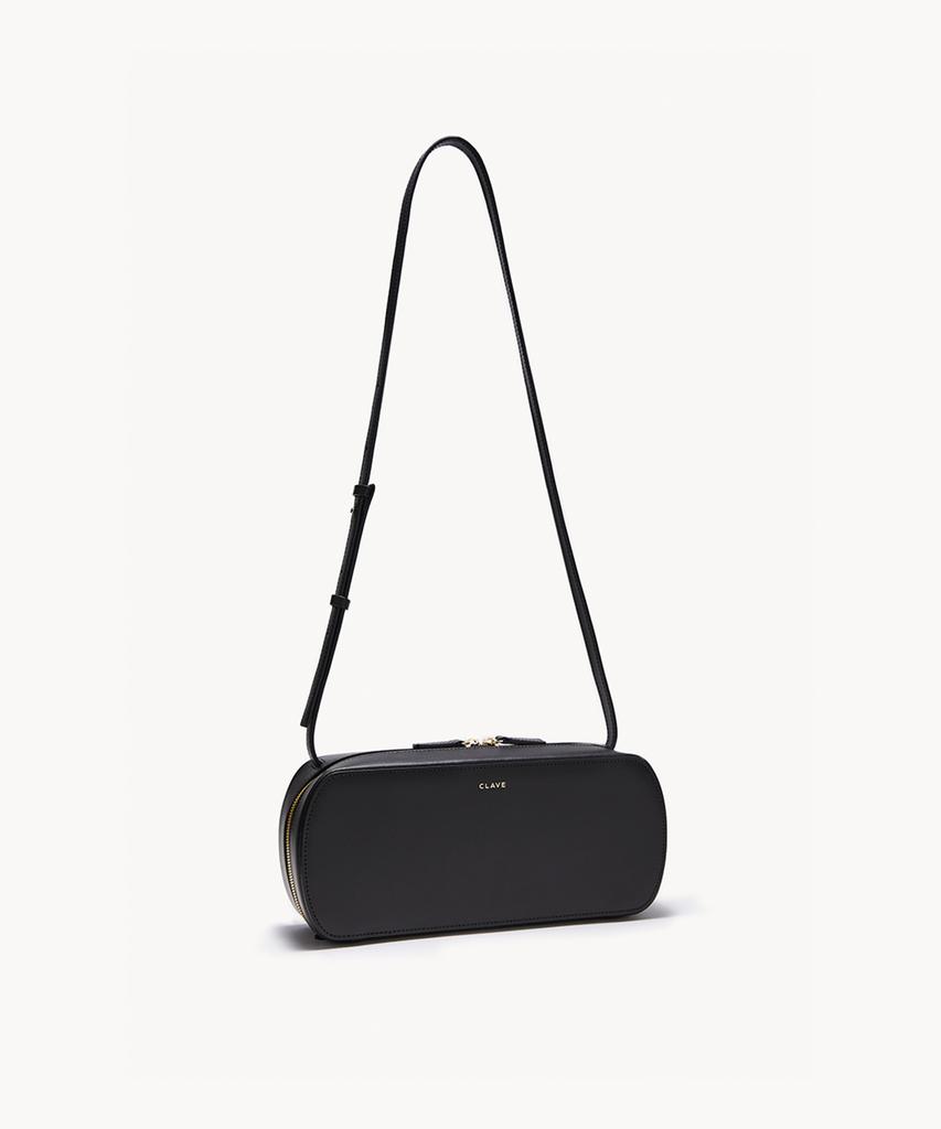Clave Kelly Black Shoulder Bag