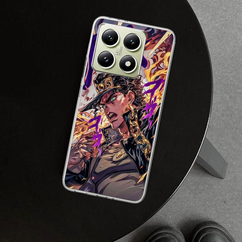 JoJo's Bizarre Adventure Kujo Jotaro Phone Case Cover for Xiaomi Redmi Note 15 14 13 12 11 Pro Plus 14S 12S 11S 11T 11E 10S 10 C