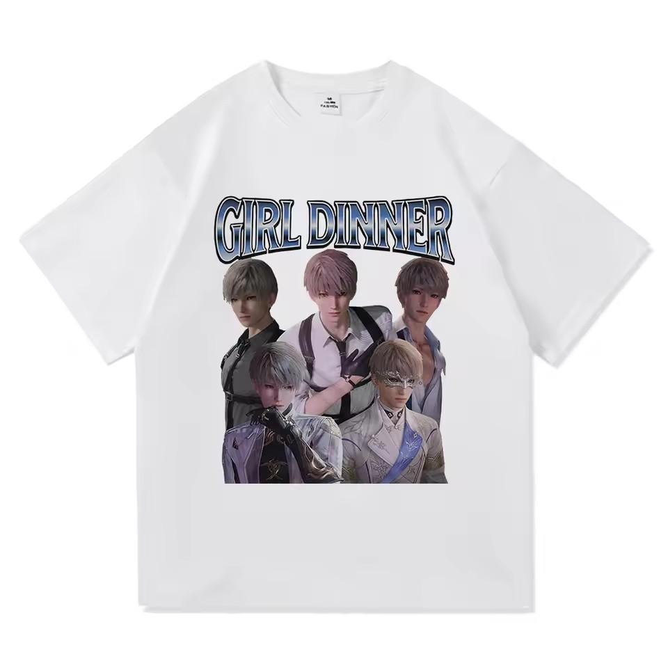 

Кавайная девушка Ужин Zayne Love And Deepspace Футболка Мужская Женская Высококачественный Хлопок Короткий Рукав Круглый Вырез Топы 4XL