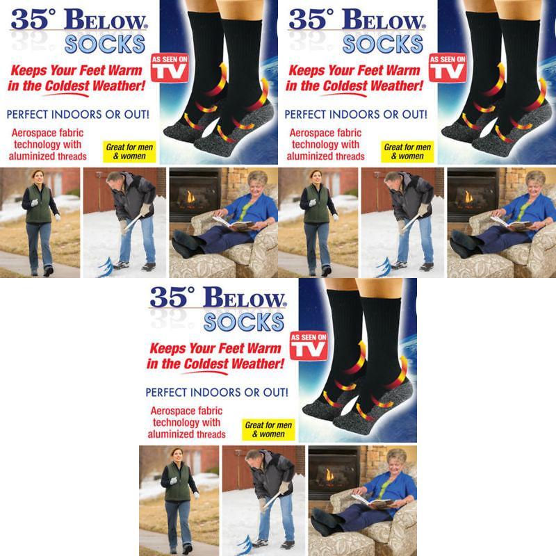 Cozy And Warm 35 Below Socks With Aluminized Fibers For Ultimate Comfort