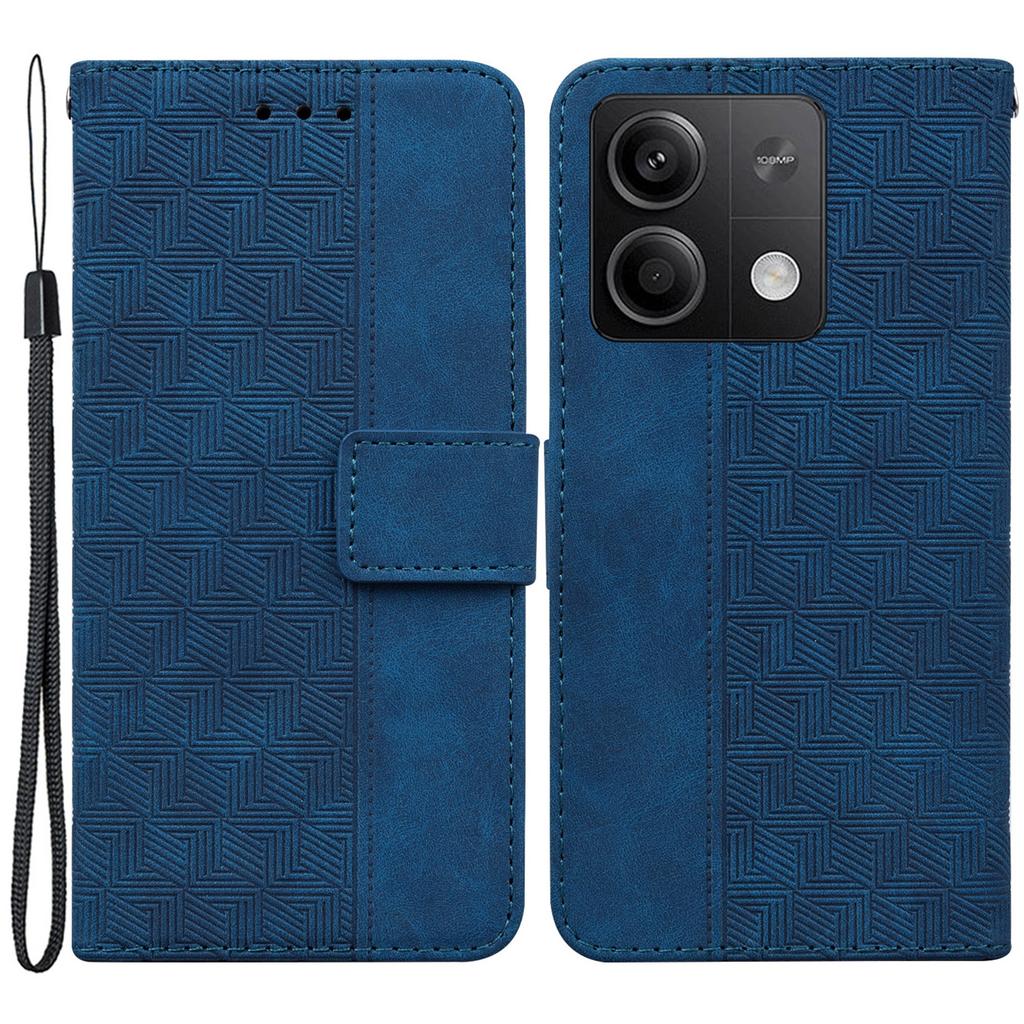 For Xiaomi Redmi Note 13 5G/Note 13 5G (China) Case Geometry Pattern Leather Cover Wallet