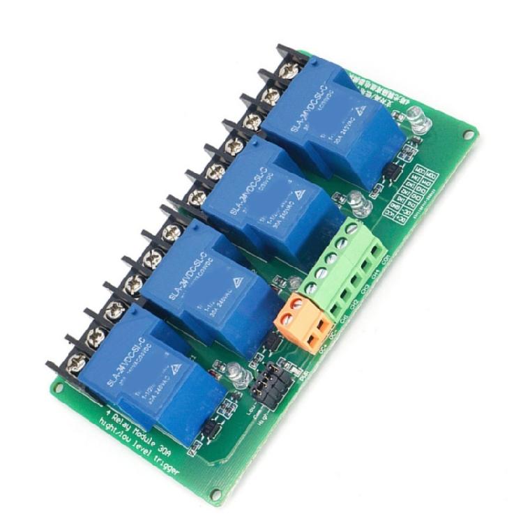 5V/12V/24V 4-Kanal Relaismodul mit Optokoppler-Isolation für SPS-Automatisierungsgeräte-Steuerung Industrielle Steuerung