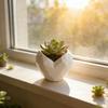 Small Capacity Love Flower Pot Gardening Supplies Plant Container  Indoor Decor
