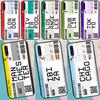 Boarding Pass Ticket Case For Samsung Galaxy A22 A05 A53 A33 A06 A26 A16 A56 A36 A05 A32 A52 A54 A34 A14 A55 A15 A35