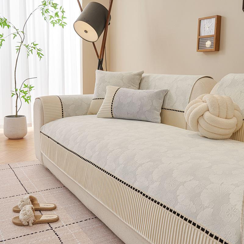 Sofa Cushion Four Seasons Universal Light Luxury Backrest Towel Modern Seat Cushion High-End  New Sofa Cover Cover Cloth Cushion