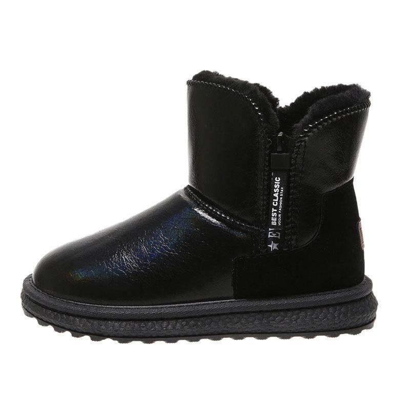 Snow Boots Women's Winter New Women's Shoes Fleece Thickened Warm and Comfortable Cotton Shoes Non-slip Short Boots Cotton Shoes