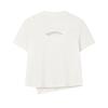 FILA Milano Series Round Neck Pullover Knit Short Sleeve T-Shirt Women tops F11W625107F-IV