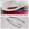 Rear Tail Trunk Fog Lights Lamps Frame Decoration Cover Trim For Toyota Corolla E210  - 2025 ABS Chrome Accessories Exterior