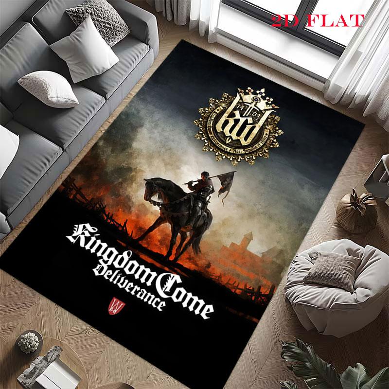 Kingdom Come Deliverance Carpet Rug for Living Room Bedroom Home Sofa Decoration,Kids play Nonslip Floor Mat