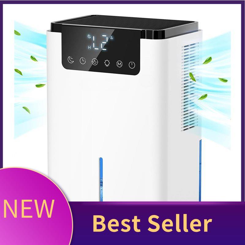 B69A Auto Shut Off Quiet Dehumidifier With Timer Sleep Mode 7 Colors LED Light For Home Bedroom Closet US US Plug