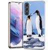 Pinguine Liebe am Nordpol Handyhülle für Samsung A54 A14 A24 A34 A17 A37 A57 A55 A35 A25 A15 A13 A23 A33 A53 A07 A05S A04S