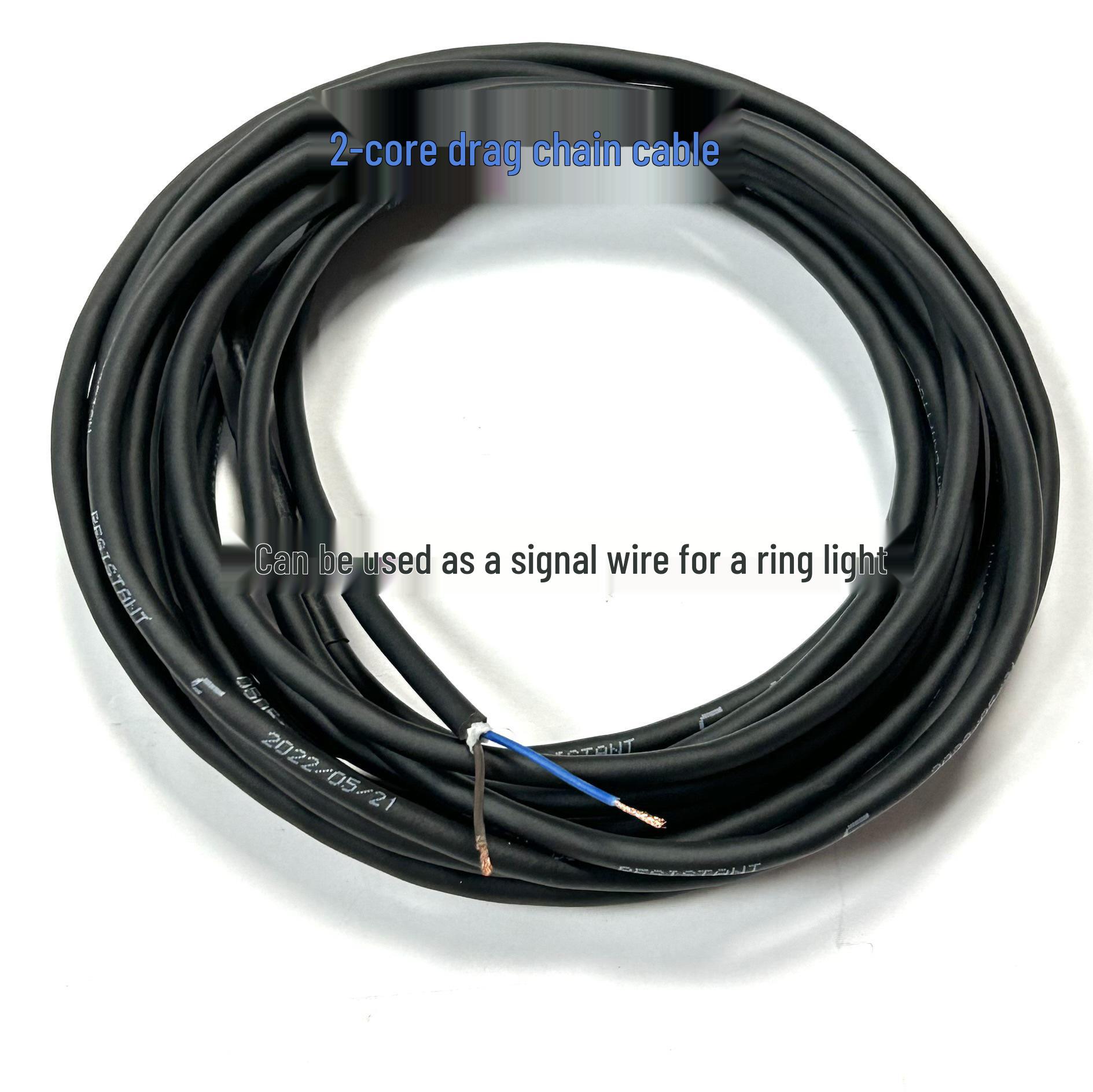 CCD Camera Lens Ring Light with Visual Dimming and Ruida-Compatible Data Cable
