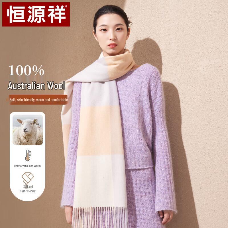 Hengyuanxiang Women's Pure Wool Scarf & Shawl